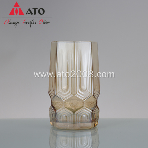 ATO Vintage Water Glassware for Juice Beer Cocktail